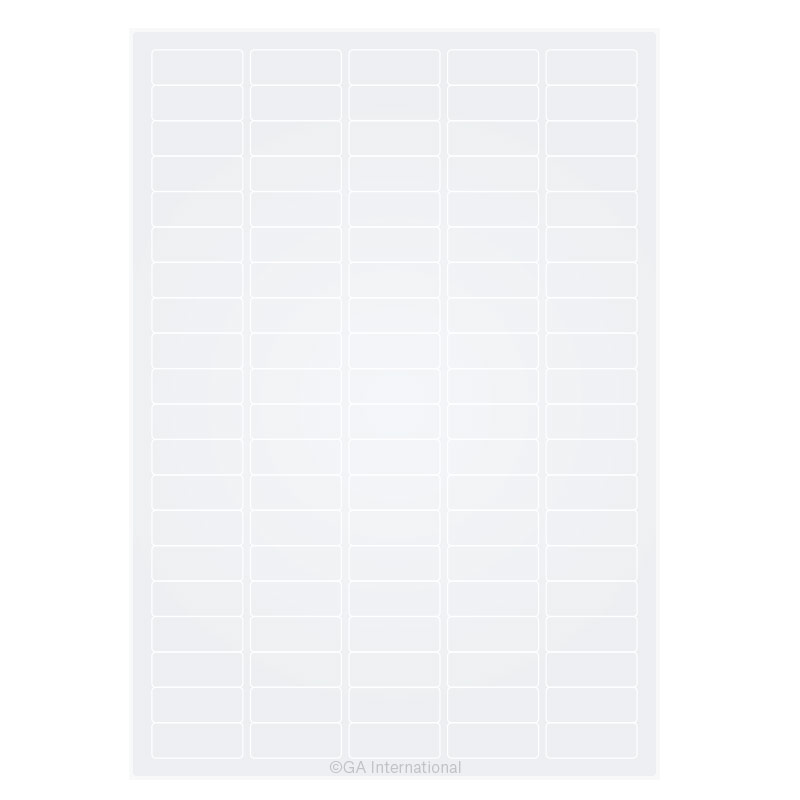 Permanent Cryo Laser Labels, A4 image