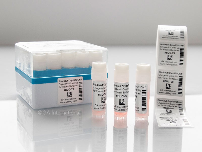 Cryogenic Cover Up Labels For Frozen Surfaces 1 X 1 BUC 29 