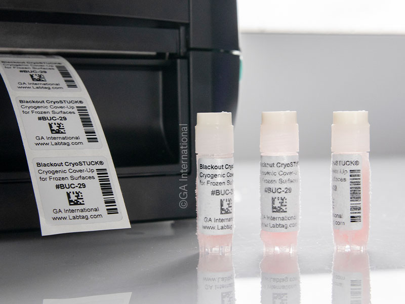 Cryogenic Cover Up Labels For Frozen Surfaces 1 X 1 BUC 29 