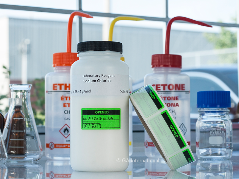 This is a graphic of Juicy Self Laminating Calibration Labels This is a picture of Juicy Self Laminating Calibration Labels
