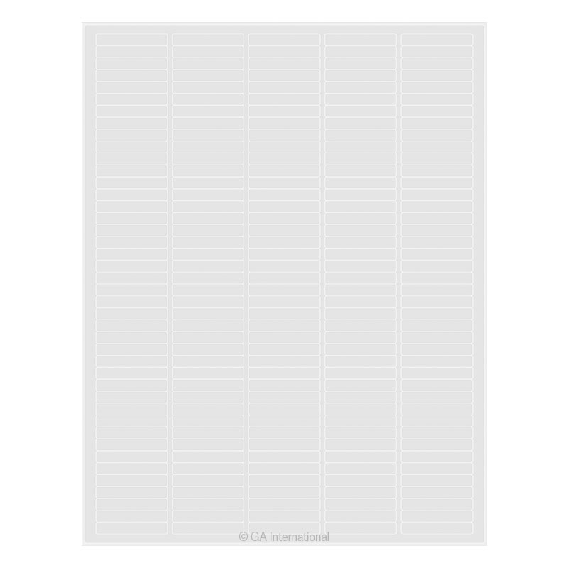 Permanent Cryo Laser Labels, US Letter image