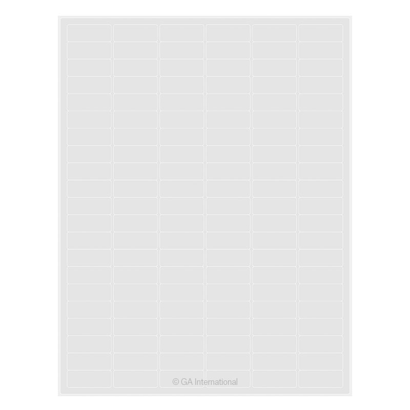 Permanent Cryo Laser Labels, US Letter image