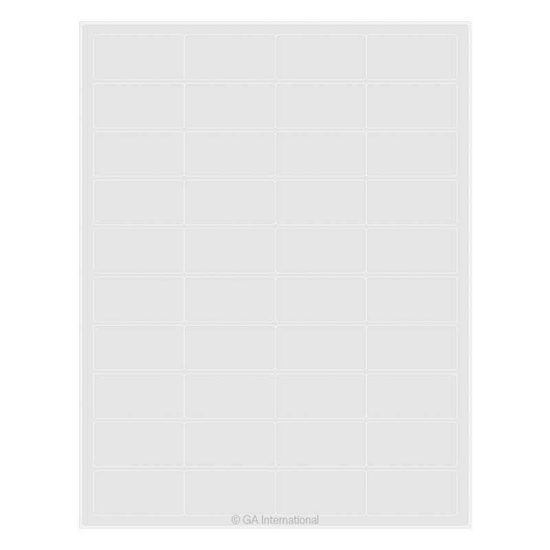 Permanent Cryo Laser Labels, US Letter image