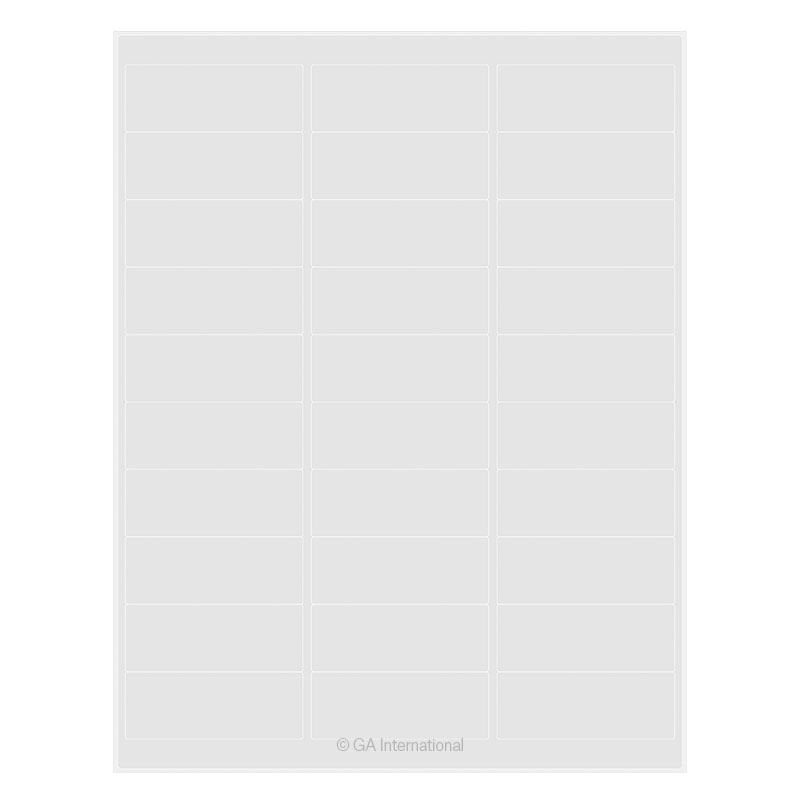 Permanent Cryo Laser Labels, US Letter image