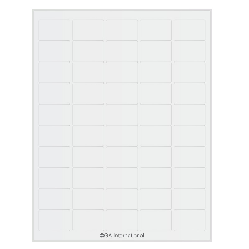 Permanent Cryo Laser Labels, US Letter image