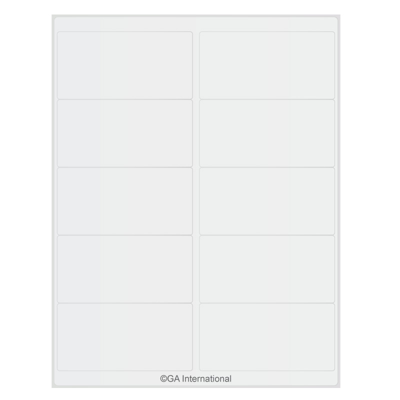 Permanent Cryo Laser Labels, US Letter image