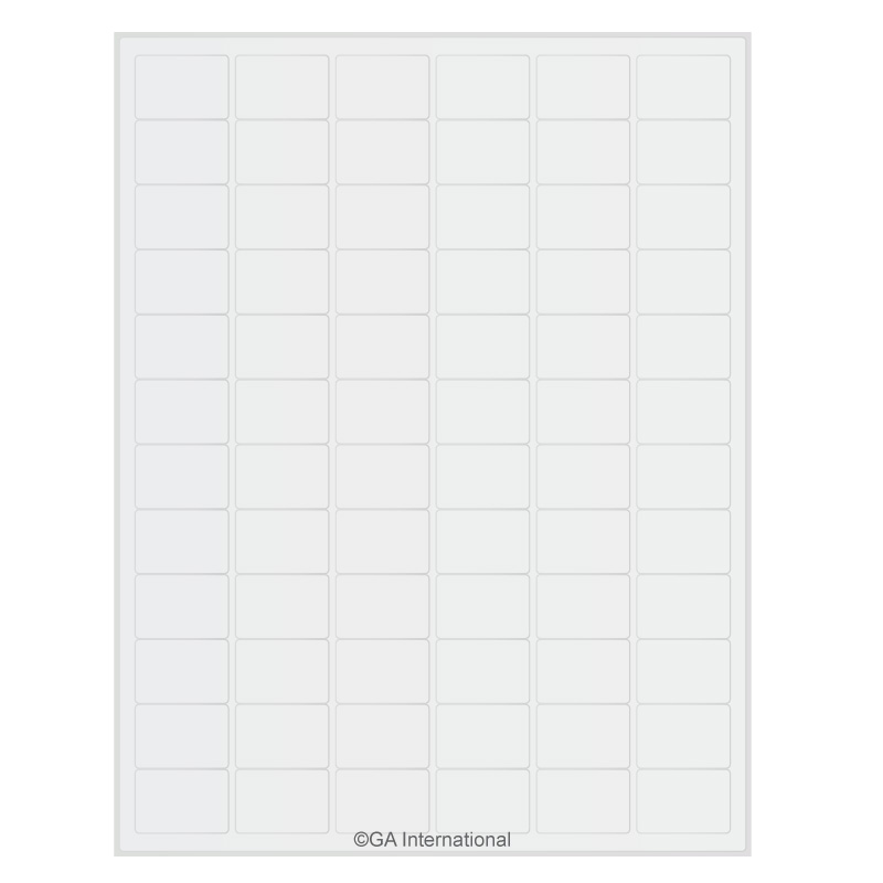 Permanent Cryo Laser Labels, US Letter image