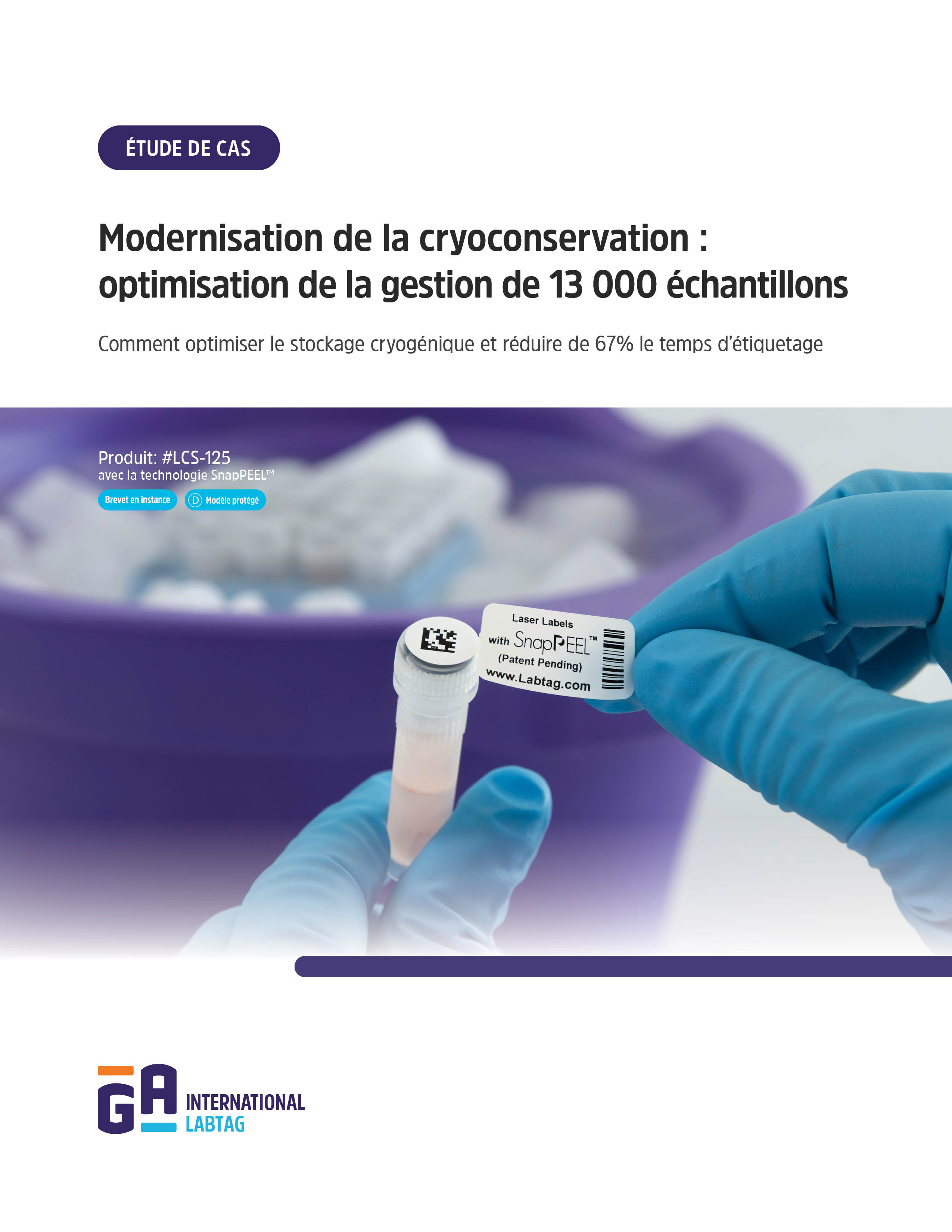 Modernización de la crioconservación: optimización de la gestión de 13.000 échantillons