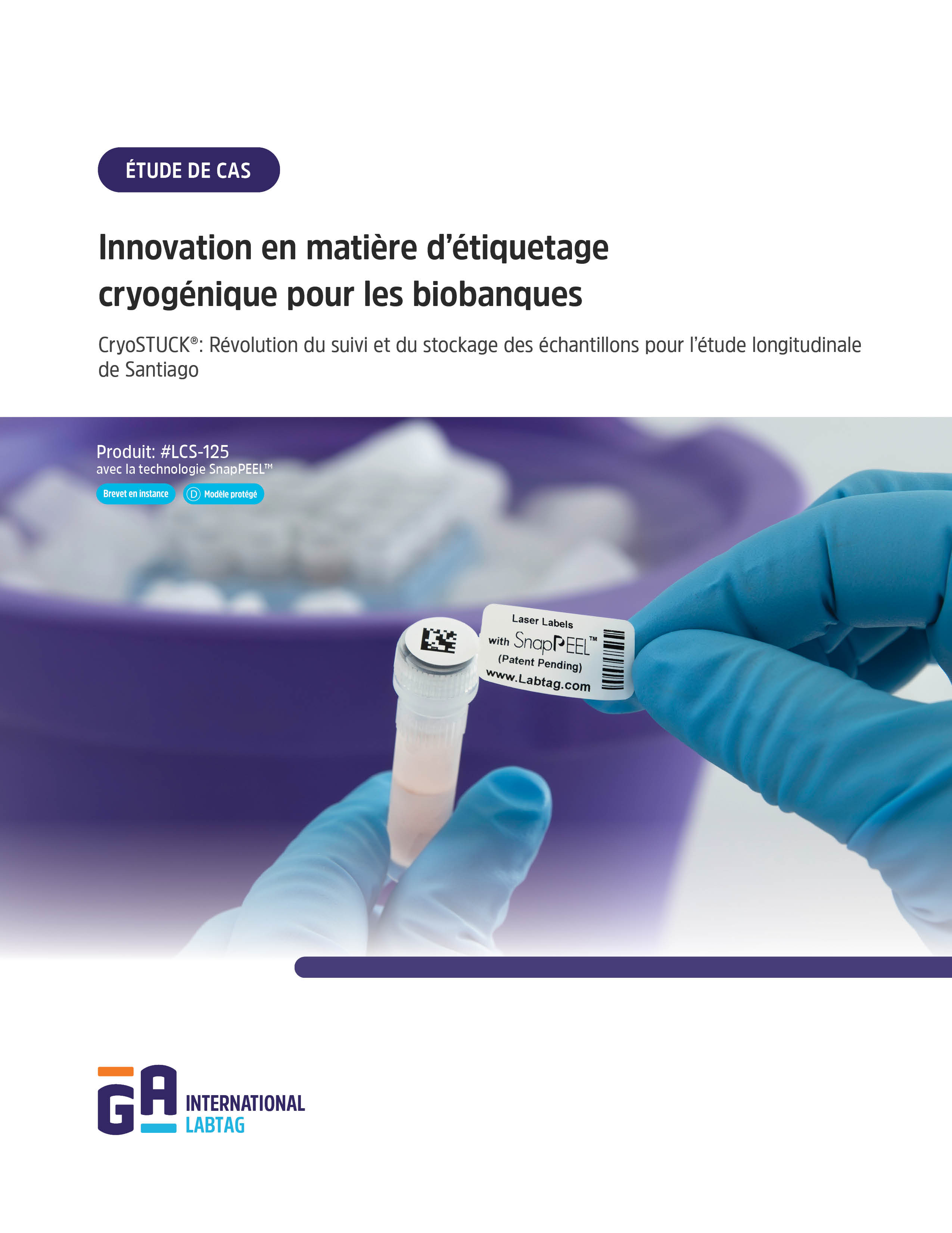 Innovation en matière d’étiquetage cryogénique pour les biobanques