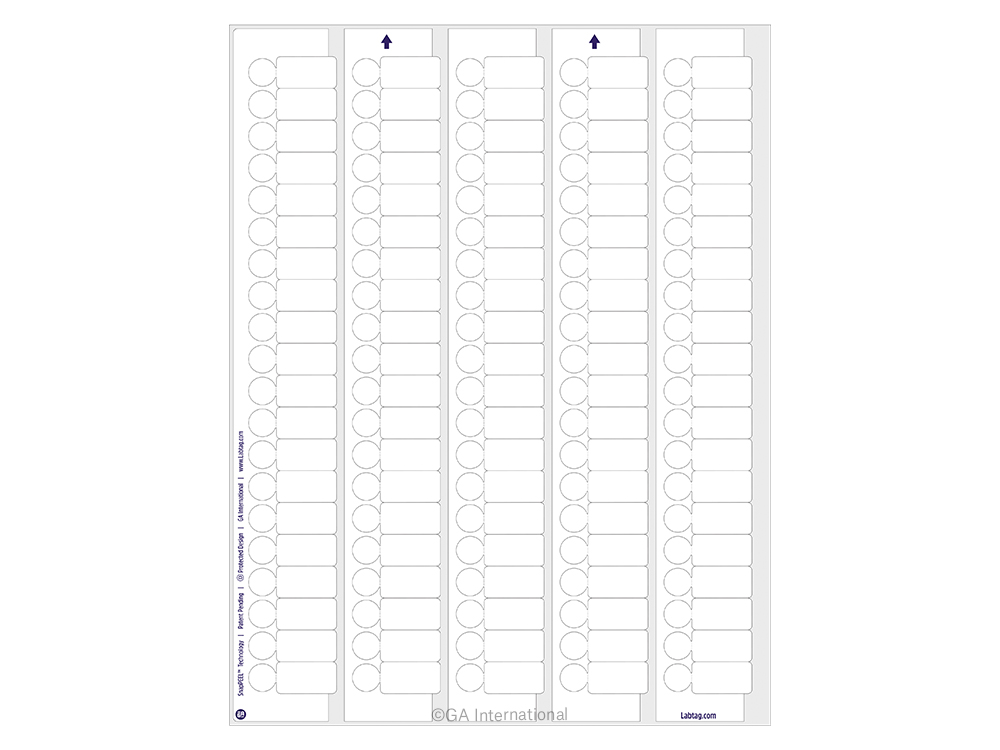 Cryogenic Labels for Frozen Surfaces, SnapPEEL™, Laser image