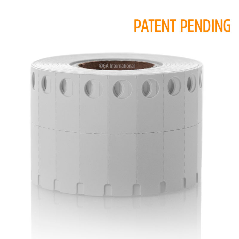 Non-Adhesive Thermal-Transfer Tags for High-Profile PCR Tubes & Tube Strips – 1.53″ x 0.36″ #PID-1 image