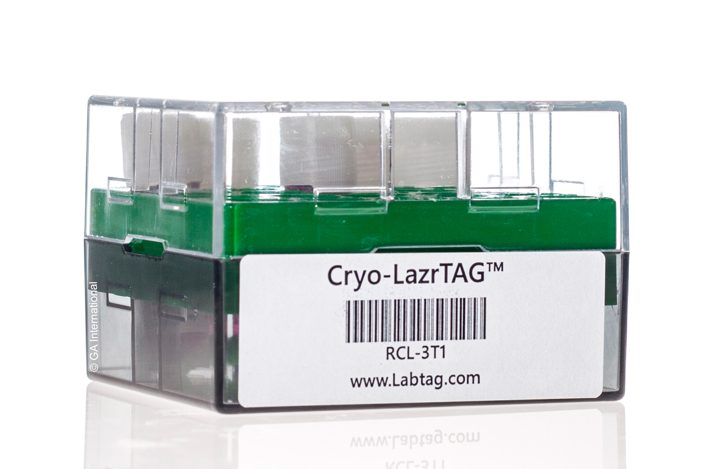 Removable CryoLazrTAG™ Cryogenic Labels for Laser Printers 2.63" x