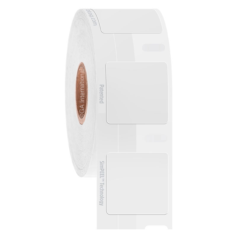 Étiquettes cryogéniques compatibles DYMO pour surfaces gelées avec technologie SimPEEL™ (BREVETÉ) image