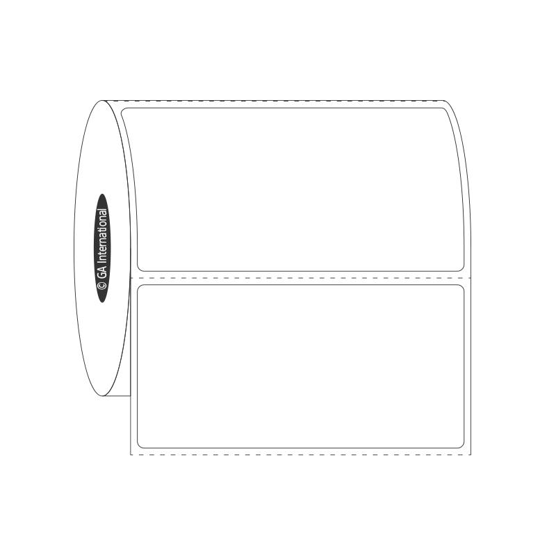 3" x 1.5", rechteckige Etiketten, Rollenformat #SR-101