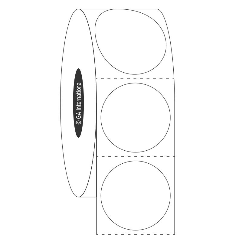 1", Kreisetiketten, Rollenformat #SR-115