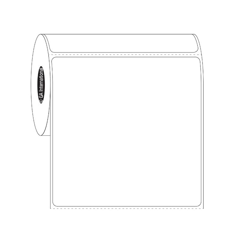 4" x 4", Rectangle Labels, Roll Format #SR-122