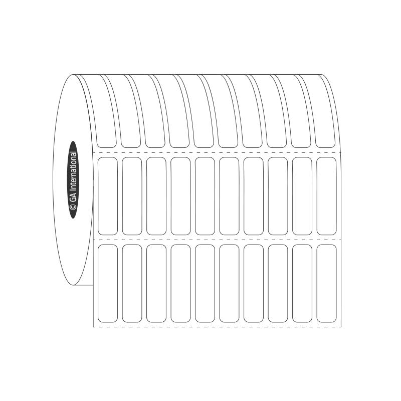 0.25" x 1", rechteckige Etiketten, 10 quer, Rollenformat #SR-164