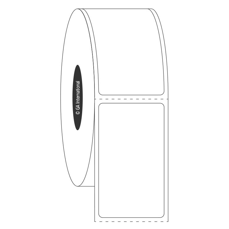 1" x 1.75", Rectangle Labels, Roll Format #SR-165