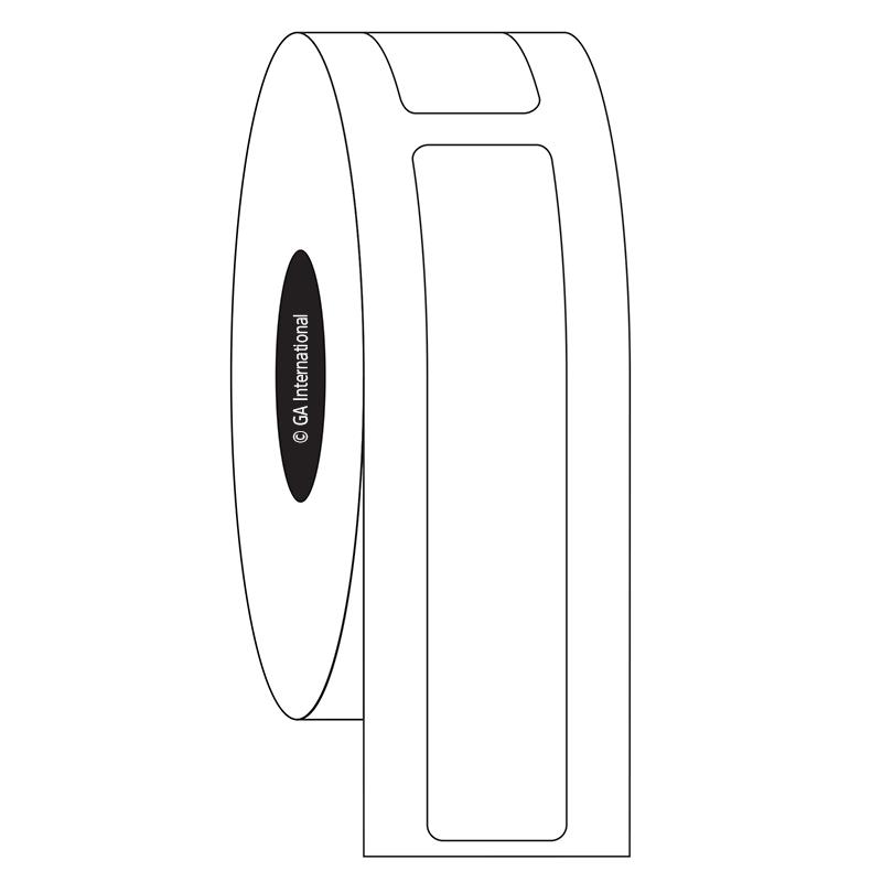 0.55" x 2.75", rechteckige Etiketten, Rollenformat #SR-176