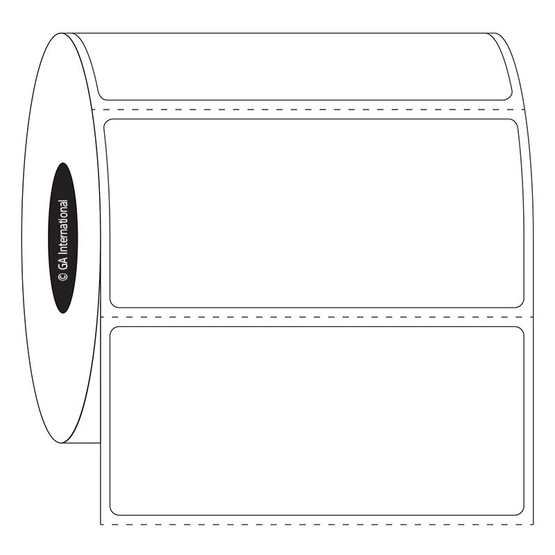 2.75" x 1.25", rechteckige Etiketten, Rollenformat #SR-179