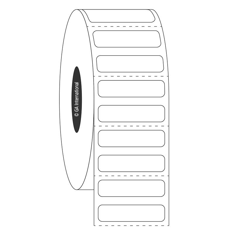 1" x 0.25", Rectangle Labels, Roll Format #SR-209