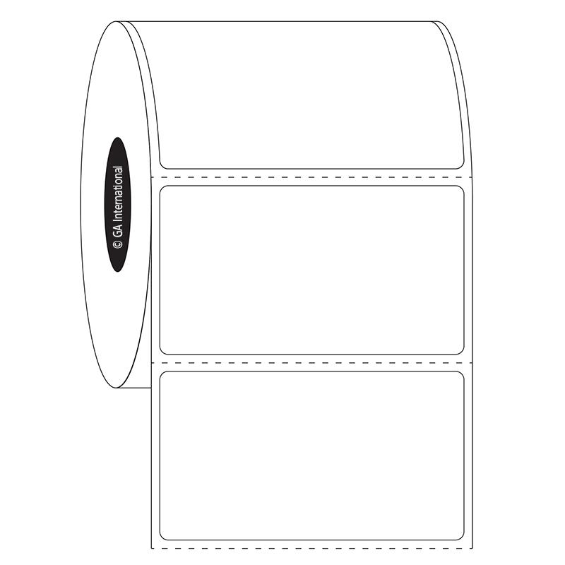 2.25" x 1.25", rechteckige Etiketten, Rollenformat #SR-231