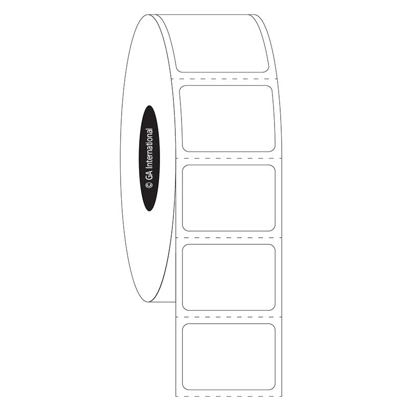 0.875" x 0.625", Rectangle Labels, Roll Format #SR-233