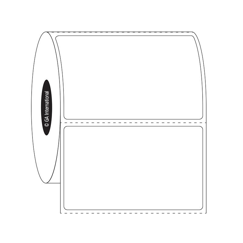 2.5" x 1.5", etichette rettangolari, formato rotolo n. SR-238