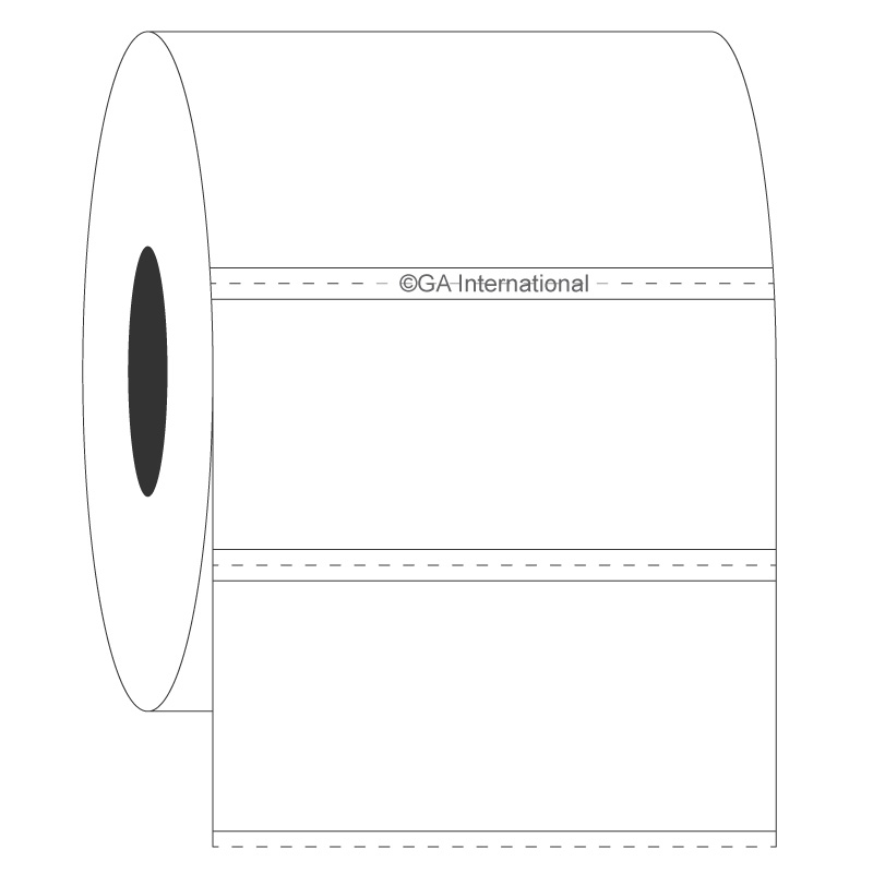 2.25" x 1", etichette rettangolari, formato rotolo n. SR-239