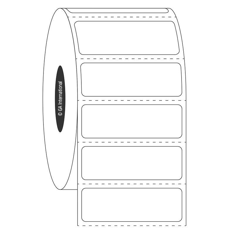 Etiquetas rectangulares de 1.5" x 0.5", formato en rollo #SR-240