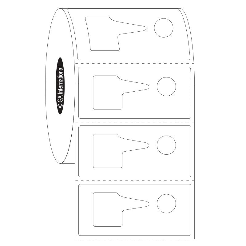 0.98" x 0.59" + 0.33", Vampire + Kreis-Etiketten, Rollenformat #SR-292