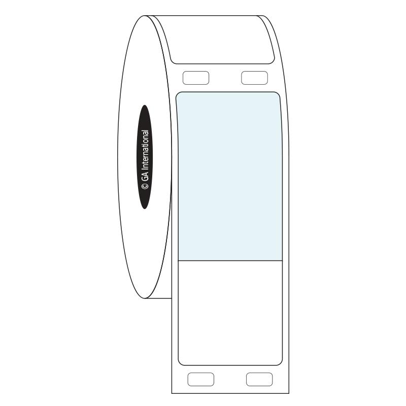 1" x 1" + 1.625", Rectangle + Wrap Labels, Roll Format #SR-342