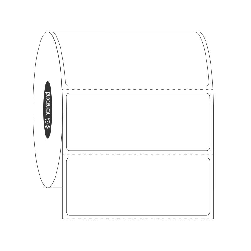 2.5" x 1", Rectangle Labels, Roll Format #SR-5