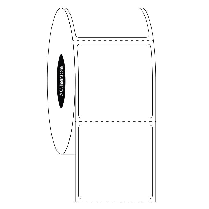 1.375" x 1.375", etichette rettangolari, formato rotolo n. SR-535