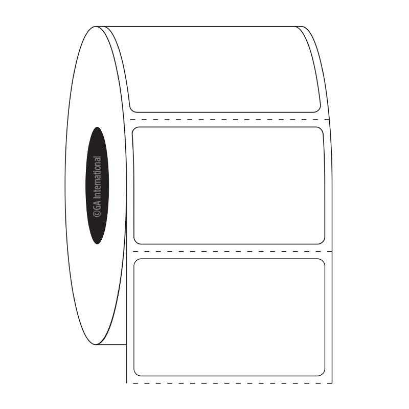 1.625" x 1", rechteckige Etiketten, Rollenformat #SR-547