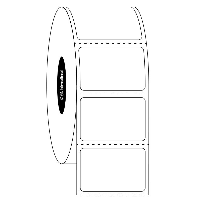 1.125" x 0.75", Rectangle Labels, Roll Format #SR-57