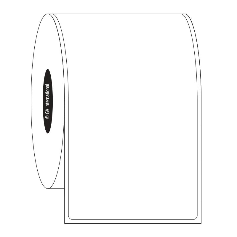 2" x 4", etichette rettangolari, formato rotolo n. SR-84