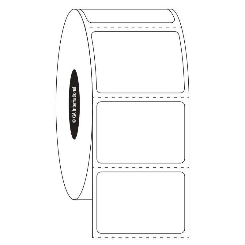 1.25" x 0.875", rechteckige Etiketten, Rollenformat #SR-9