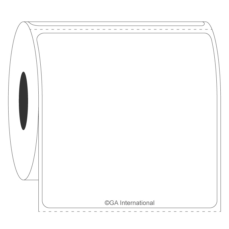 3" x 3", Rectangle Labels, Roll Format #SR-99