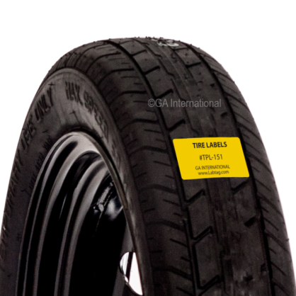 Tire Labels for Thermal-Transfer Barcode Printers - 2" x 1" #TPL-151 ...