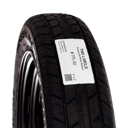 Tire Labels for Thermal-Transfer Barcode Printers - 4" x 2" #TPL-62 ...
