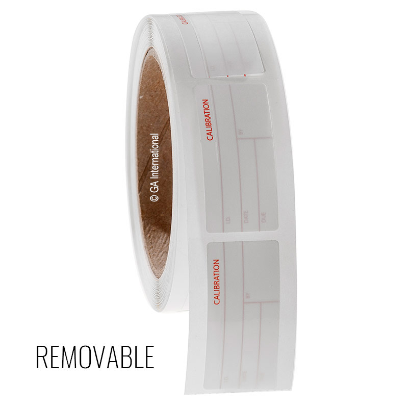 SelfLaminating Calibration Labels 1" x 2.125" CALA0021R LabTAG