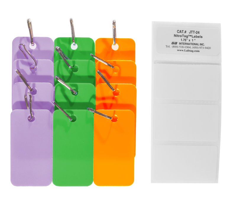 Cryogenic Tags for Metal Racks LabTAG Laboratory Labels