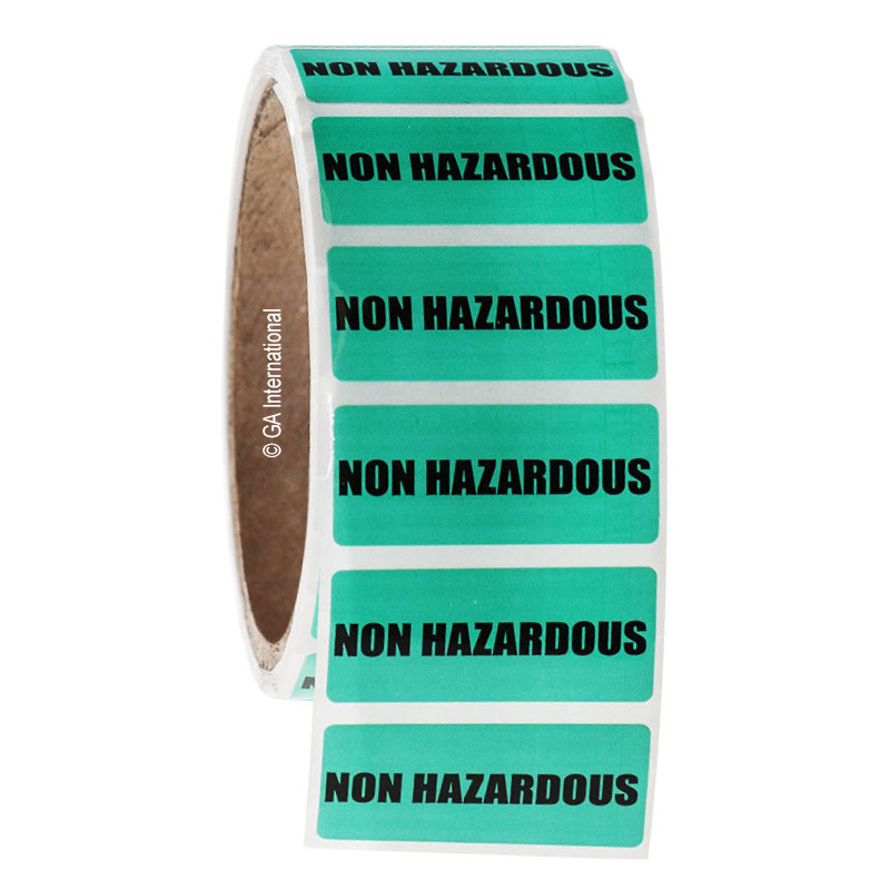 Non Hazardous Warning Labels image